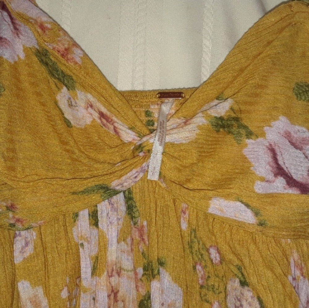 Preloved Adorable Free People Floral Dress sz S